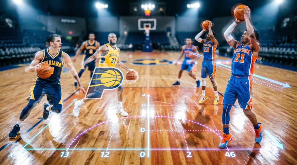 pacers vs knicks match player stats