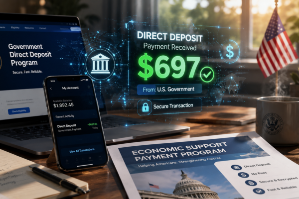 rumored $697 direct deposit payment